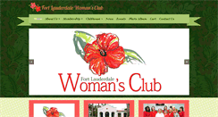 Desktop Screenshot of fortlauderdalewomansclub.com